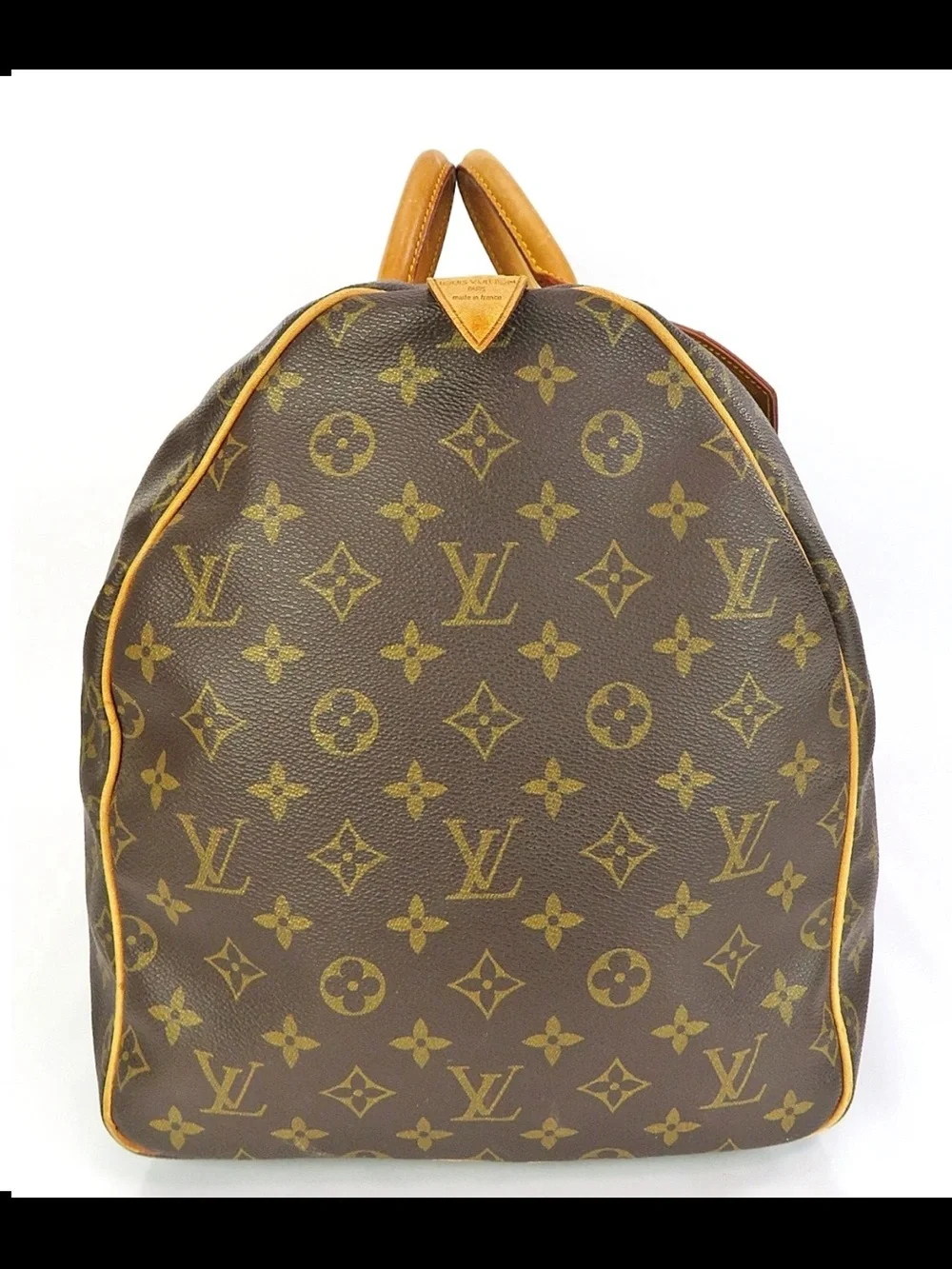 Louis Vuitton Brown Monogram Keepall 50 Travel Duffle Bag